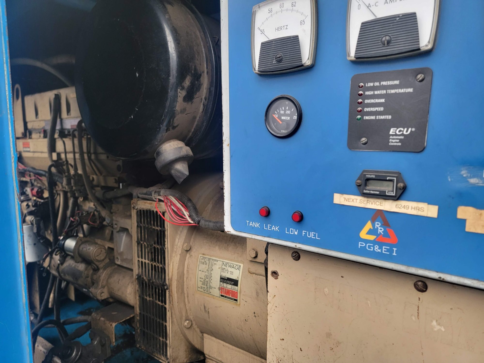 Stamford control panel